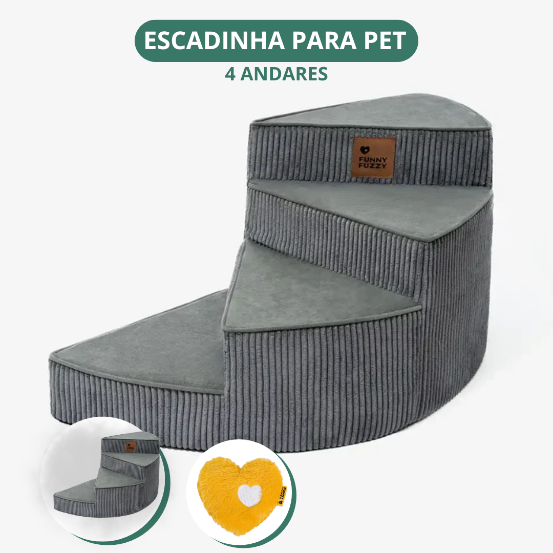 [COMPRE 1 LEVE 2] Escada Artesanal em Espiral para Pet + 2 Brindes Incríveis