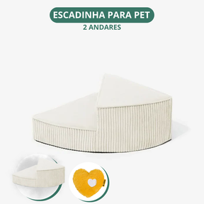 [COMPRE 1 LEVE 2] Escada Artesanal em Espiral para Pet + 2 Brindes Incríveis